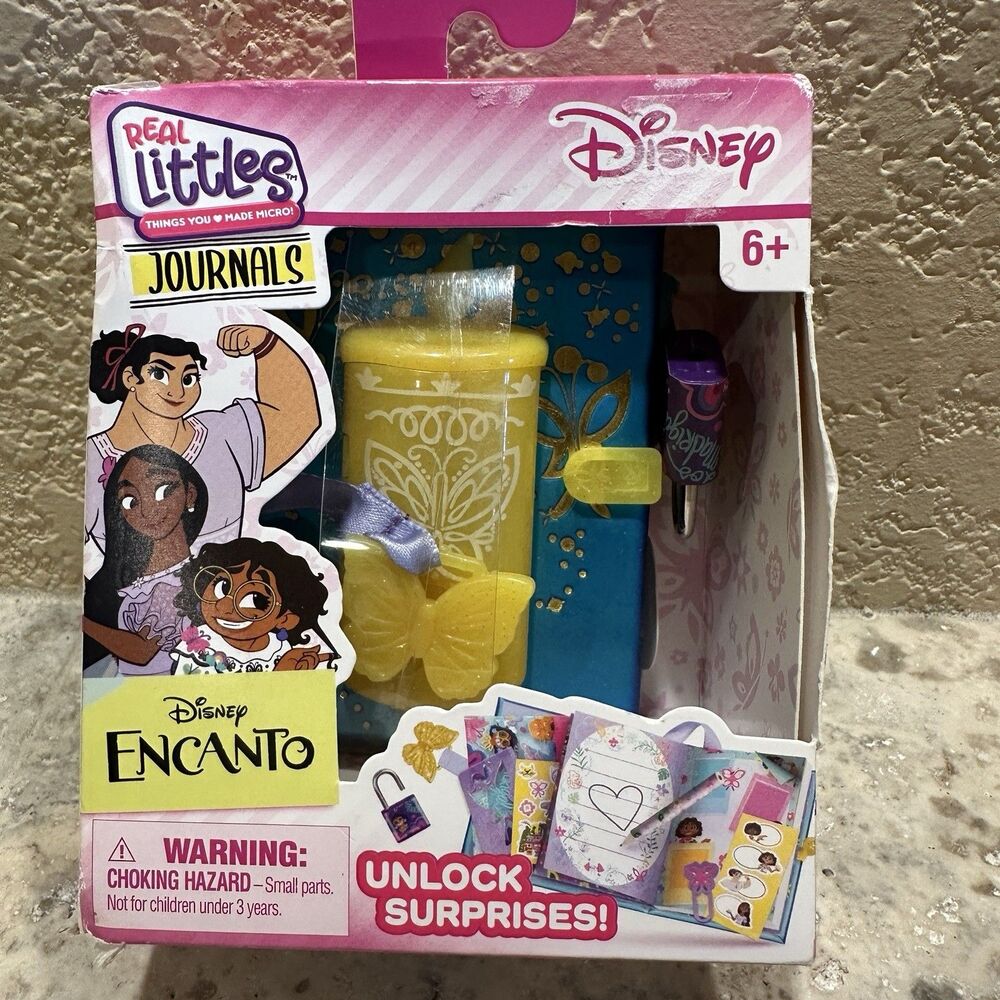 Real Littles Disney ENCANTO Mini journal with surprises‎ NEW 50 Pages Clip Pen